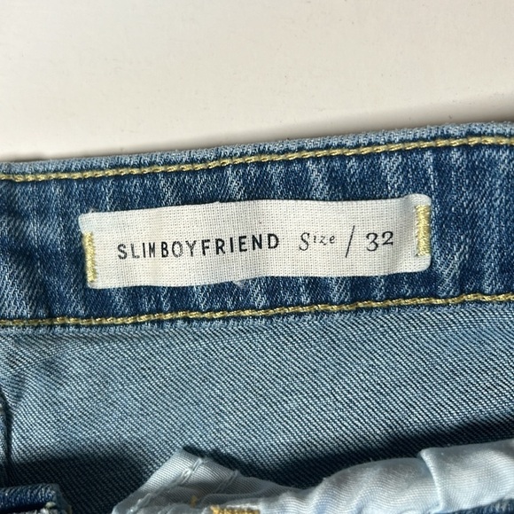 Pilcro And The Letterpress High Waisted Jean Shorts Sz 32 C6 - Picture 4 of 5